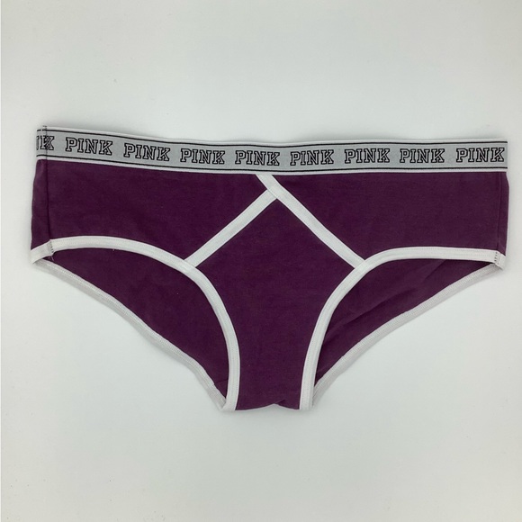New Victoria’s Secret PINK Logo Hipster Panties - XSmall - Picture 1 of 2